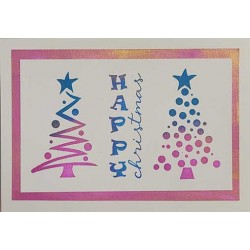 Spots and Dots Tree Cling rubber stamp